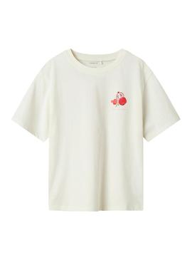 Camisola Name It Kassandra bege para menina