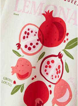 Camisola Name It Kassandra bege para menina