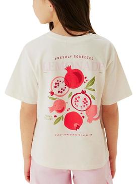 Camisola Name It Kassandra bege para menina