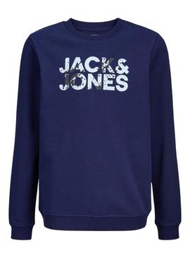 Moletom Jack and Jones Styd azul para menino.