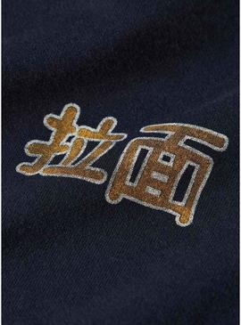 Moletom Name It Kian azul marinho para menino.