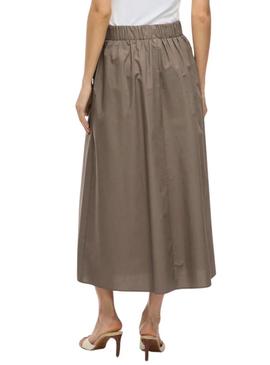 Saia Vila Sophie tostada para mulher.