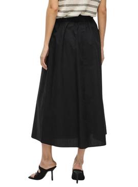 Saia Vila Sophie preta para mulher.