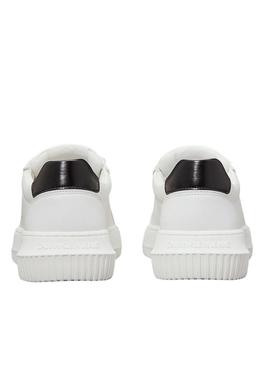 Sapatilhas Calvin Klein Jeans Classic Cupsole branco para mulher.