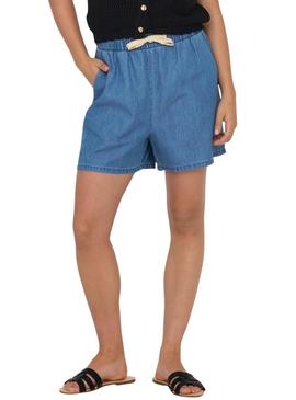 Bermudas Only Bea denim para mulher.