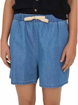 Bermudas Only Bea denim para mulher.