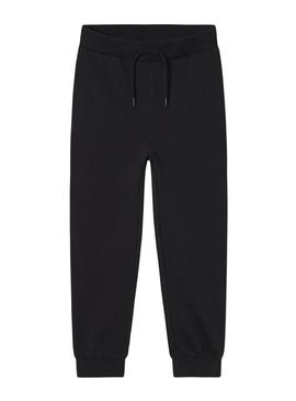 Jogger Nome It Vian preto para menino.