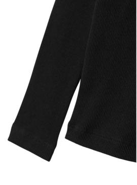 Camiseta Name It Nakal preto para menina