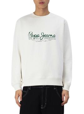 Moletom Pepe Jeans Dumas bege para homem