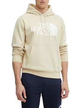 Blusa com capuz The North Face Easy Hoodie bege para homem