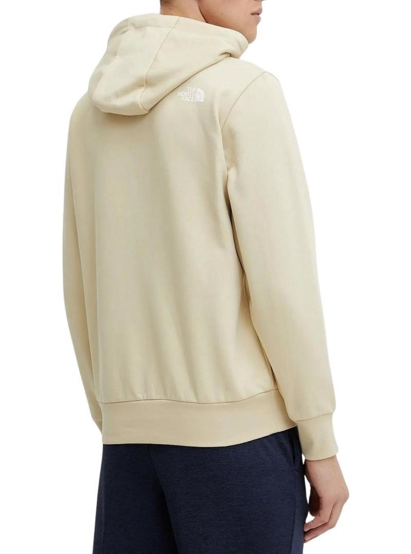 Blusa com capuz The North Face Easy Hoodie bege para homem
