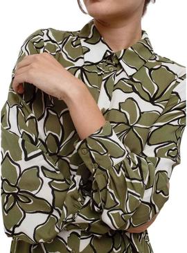 Vestido Vila Mara verde para mulher.