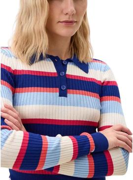 Camiseta Polo Only Karol Marino para mulher.