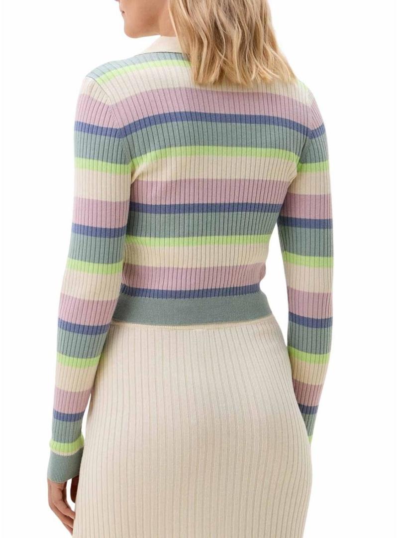 Polo Only Karol bege para mulher