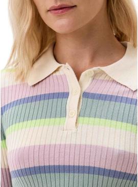 Polo Only Karol bege para mulher