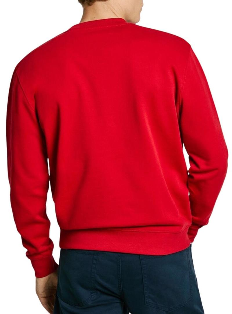 Moletom Pepe Jeans Duke vermelho para homem