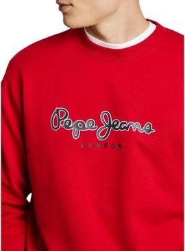 Moletom Pepe Jeans Duke vermelho para homem