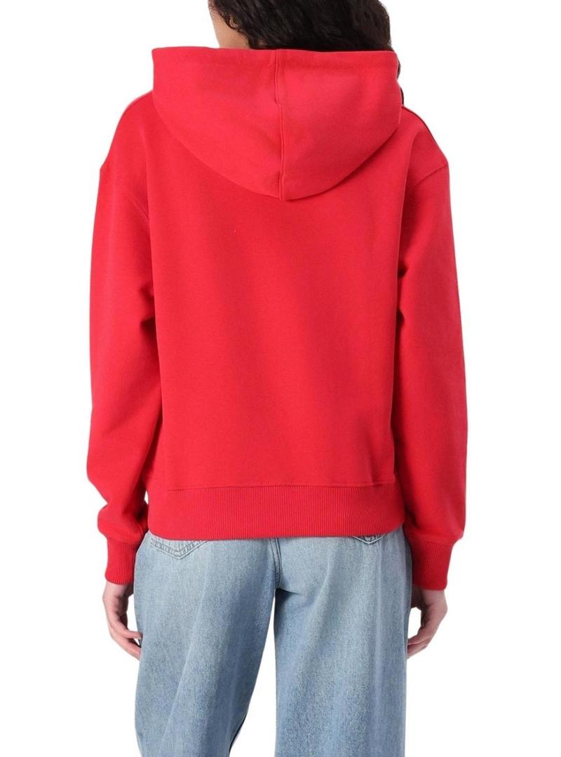 Moletom Pepe Jeans Maddy vermelho para mulher.