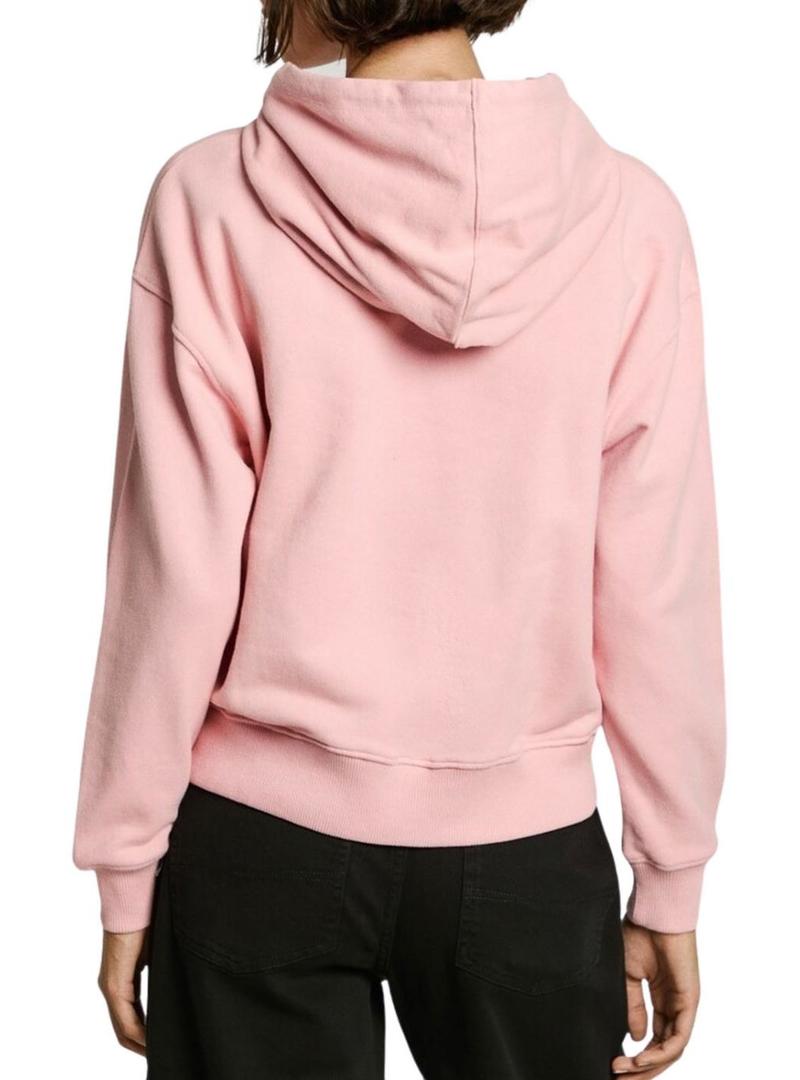 Moletom Pepe Jeans Maddy rosa para mulher