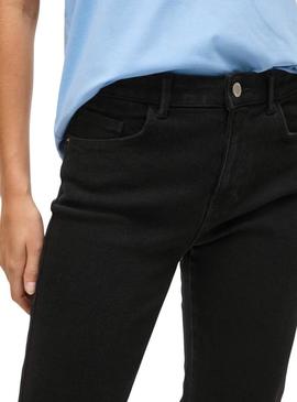 Calça jeans Vila Vialice preta para mulher