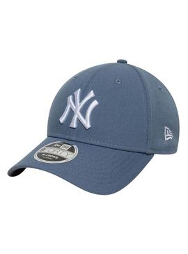 Boné New Era 9Forty azul para homens e mulheres.