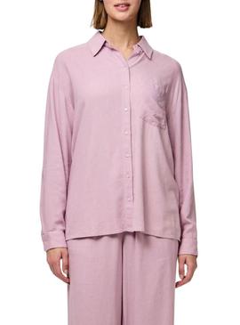 Camisa Pieces Pia rosa para mujer - Camisa Pieces Pia rosa para mulher.