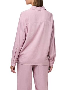 Camisa Pieces Pia rosa para mujer - Camisa Pieces Pia rosa para mulher.