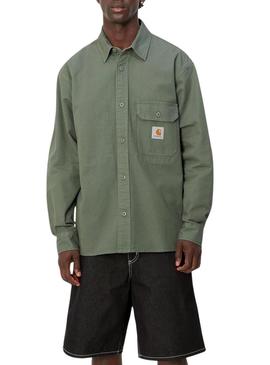 Camisa de sobreposição Carhartt Reno Verde para Homem