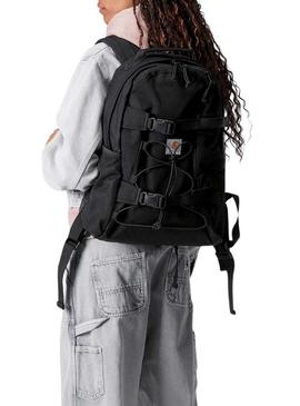 Mochila Carhartt Kikflip preta para homem e mulher.