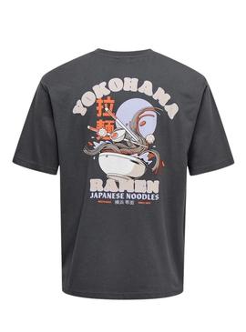 Camiseta Only and Sons Tristan cinza para homem.