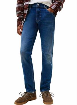Calça jeans Tommy Jeans Scanton dark denim para homem.