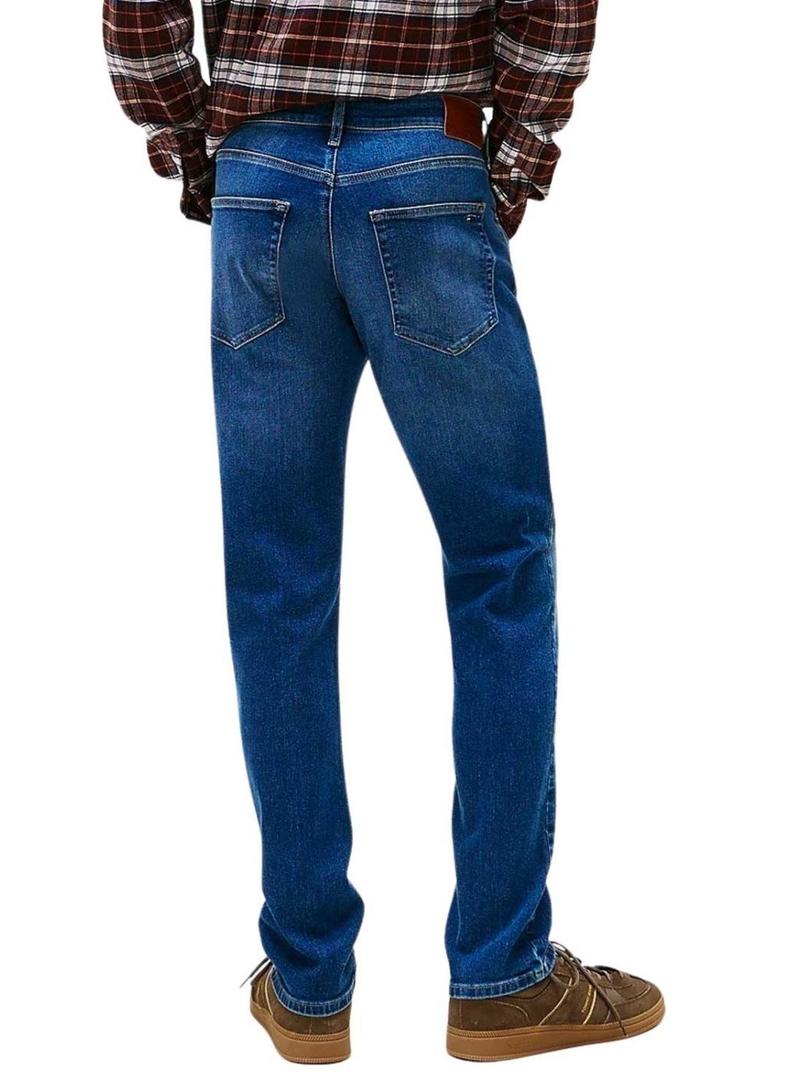 Calça jeans Tommy Jeans Scanton dark denim para homem.