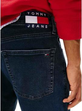Calça jeans Tommy Jeans Scanton azul para homem.