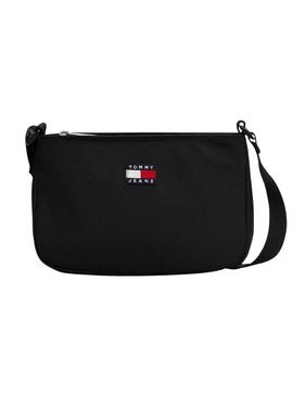 Bolsas Tommy Jeans Daily Shoulder preta para mulheres