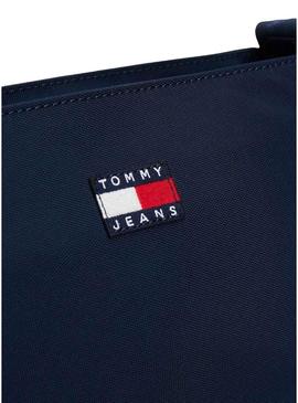 Bolsas Tommy Jeans Daily Shoulder azul marinho para mulher