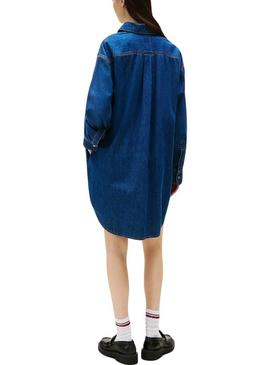 Vestido de ganga Tommy Jeans para mulher