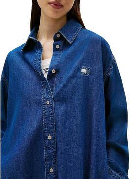 Vestido de ganga Tommy Jeans para mulher