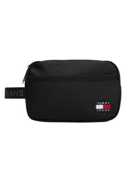 Necessaire Tommy Jeans Essential Daily preta para homens e mulheres