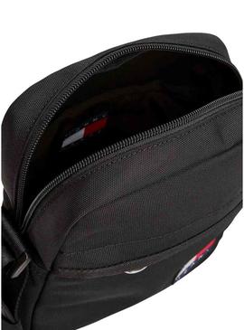 Bolsa a tiracolo Tommy Jeans Essential preta para homem