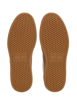 Sapatilhas Tommy Jeans The Greenwich Platform branco e lilás para mulher