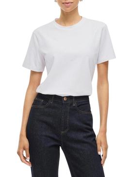 Camisa Only Nora branca para mulher.