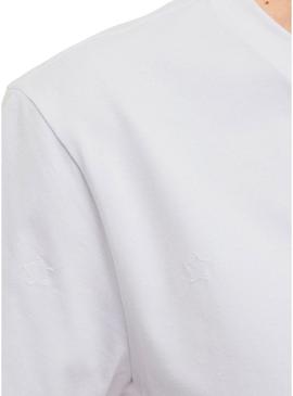 Camisa Only Nora branca para mulher.