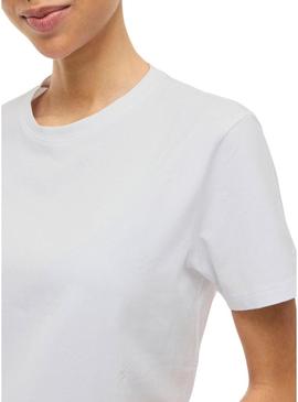 Camisa Only Nora branca para mulher.