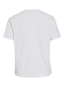 Camisa Only Nora branca para mulher.