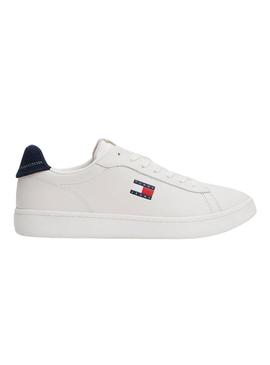Sapatos Tommy Jeans Archive branco para homens.