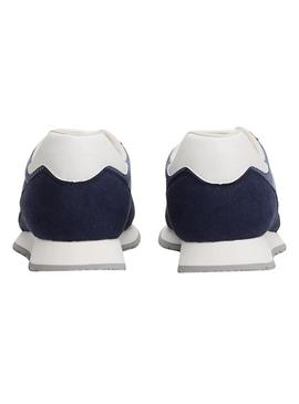 Sapatos Tommy Jeans Runner Casual azul para homem.