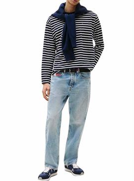 Sapatos Tommy Jeans Runner Casual azul para homem.