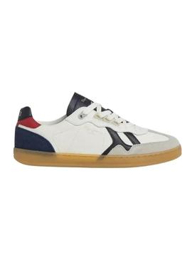 Sapatos Pepe Jeans de couro branco para homem