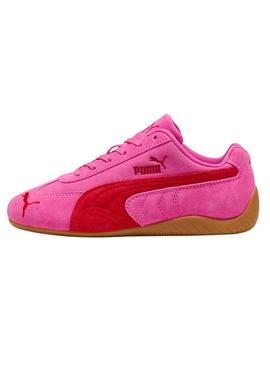 Sapatilhas Puma Speedcat OG fúcsia e vermelho para mulher.