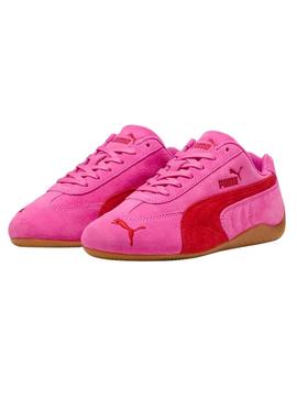 Sapatilhas Puma Speedcat OG fúcsia e vermelho para mulher.